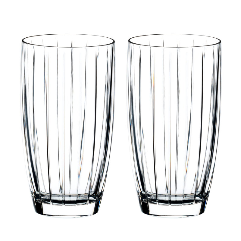 Riedel Crystal Tall All-Purpose Glass And Cabernet Red Wine Glass Set (4 Pack)