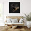 Midnight Monarch Horse by Judy Framed Canvas Wall Art Print-208108884