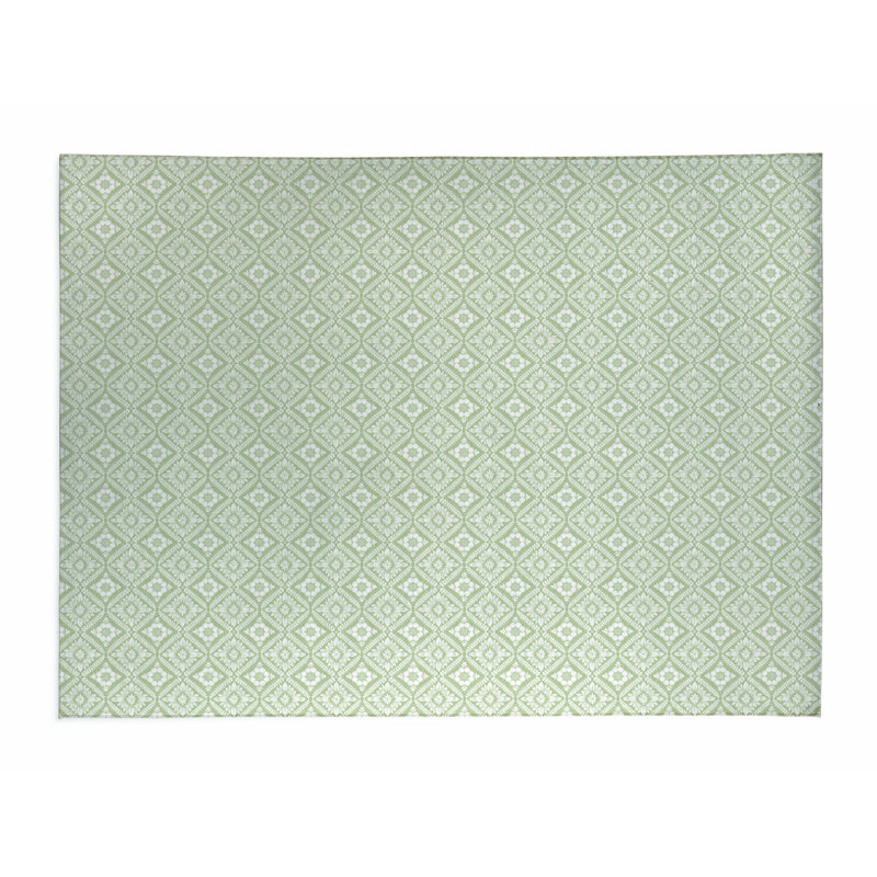Petit tapis de bureau Talia, L 48 po x P 72 po, Sauge