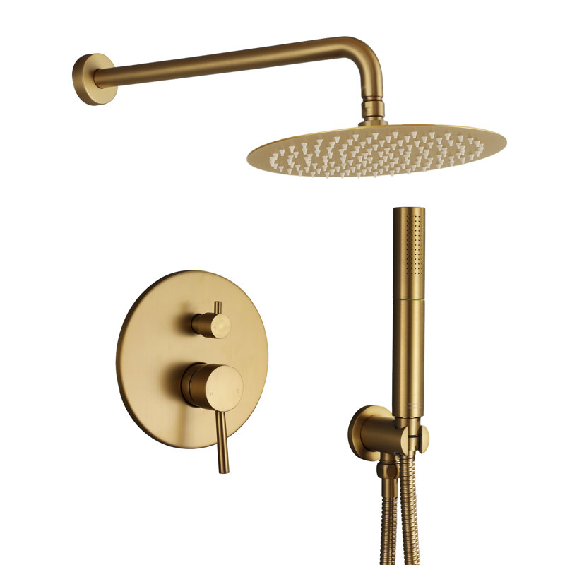 Système de douche mural à pression équilibrée avec soupape brute