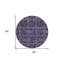 Tapis intérieur lavable 8 pi