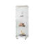 Armoire vitrée en verre blanc Home Office