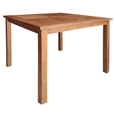 Fredson Square Teak Outdoor Bistro Table , 35'' in. W 35'' in. D