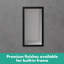 XtraStoris Individual Wall Niche Matte White with Design Frame 12"x 6"x 4"-1309969275