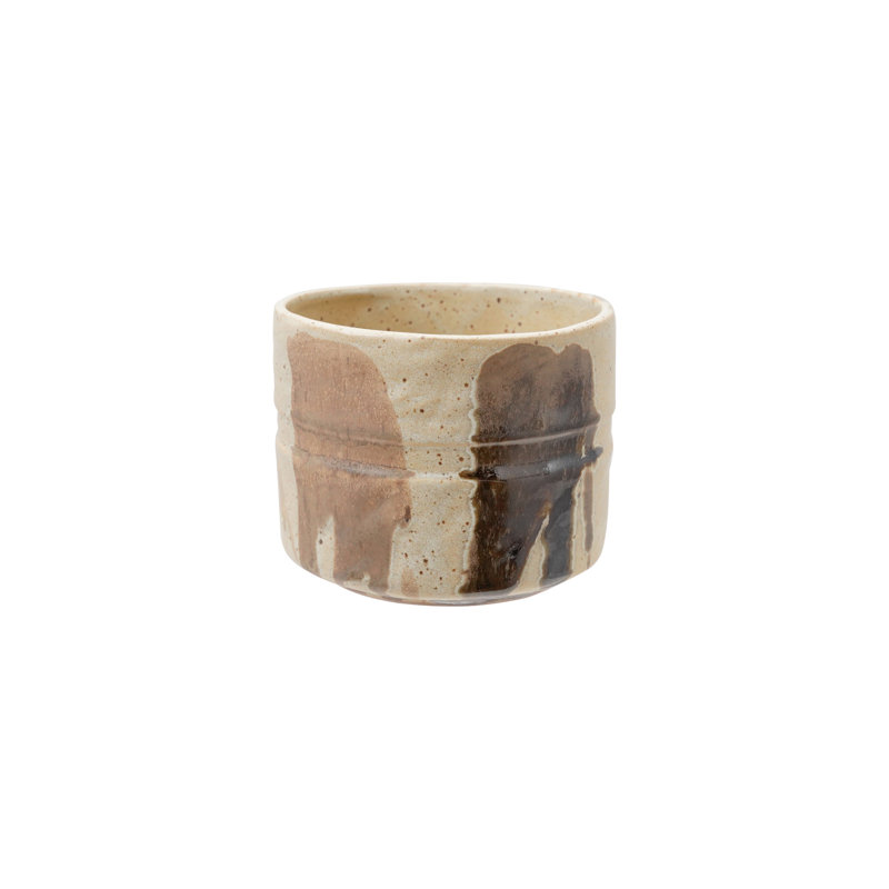 Stoneware Planter in Reactive Glaze