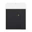 21.6" Floating Bathroom Vanity With Sink,  Right Side Open Storage-583832898