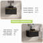 Meuble-lavabo mural simple 29,9 po avec plateau en marbre-1361120422