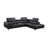 Similicuir noir est en rupture de stock