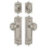 Nostalgic Warehouse Egg & Dart Entry Set with Meadows Knob