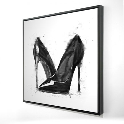 " Black High Heels Shoes "