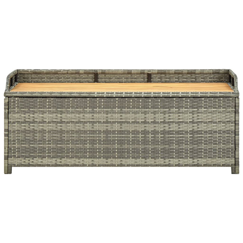Colberta Solid Wood/Wicker Outdoor Bench