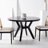 Round Solid Wood Base Dining Table-66815745