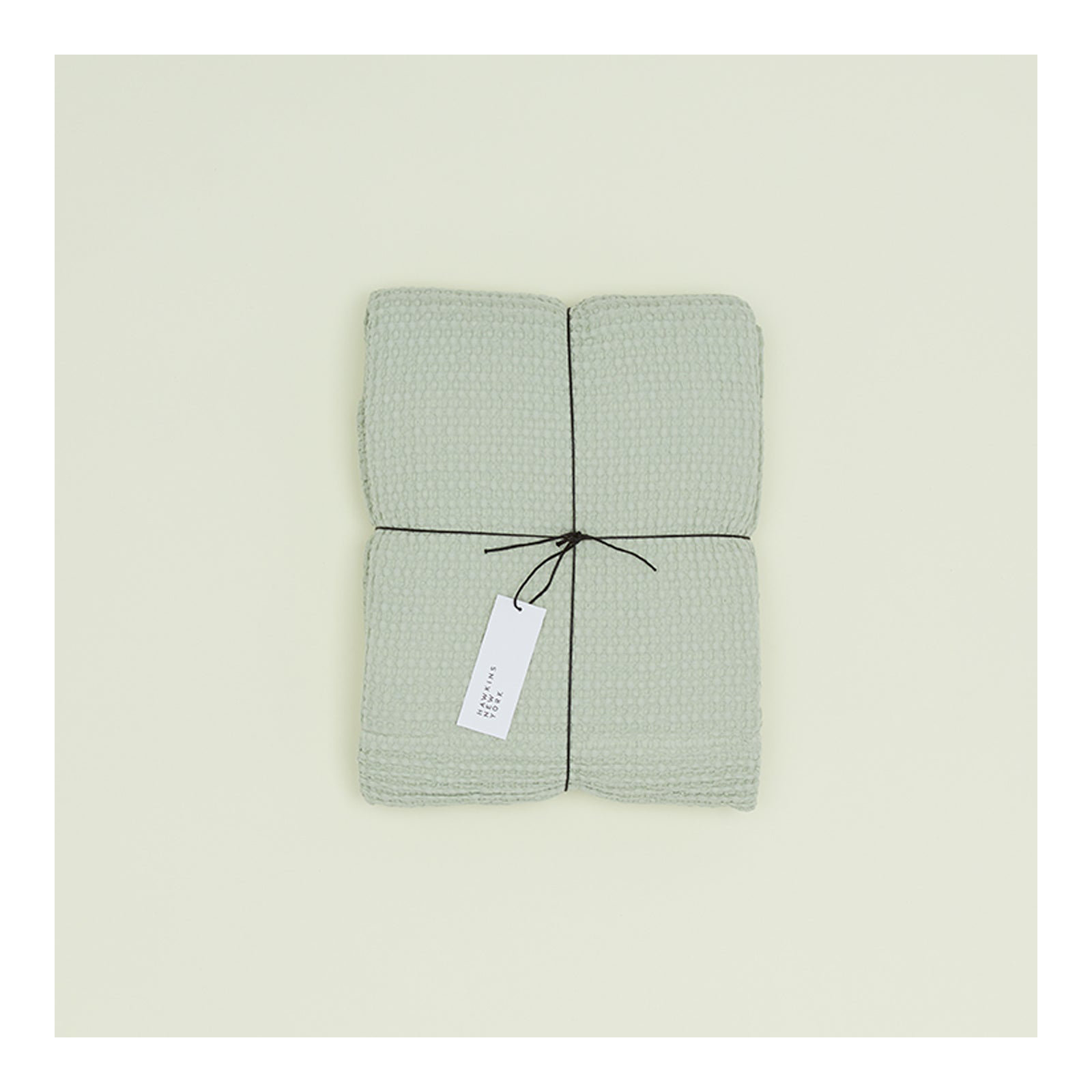 Simple Cotton Shower Curtain, Sage