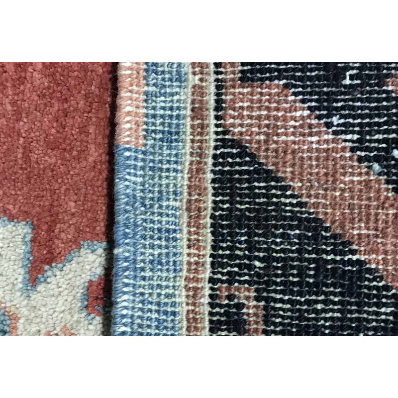 Hand-Knotted High-Quality Rust Area Rug