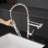 Commercial Kitchen Faucet With Pull Down Sprayer Stainless Steel Single Handle Single Lever Kitchen Sink Faucet