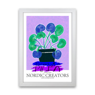 Portrait Of A Pilea - Print