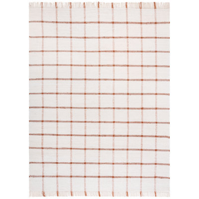 Aaronn Handwoven Recycled Cotton Plaid Rug