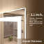 Ridlee 72 In. W X 36 In. H LED Light Anti-Fog Frameless Bathroom / Vanity Mirror-1953229990