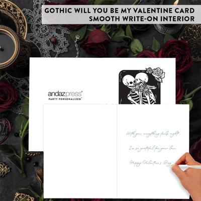 Koyal Wholesale Goth Giant Valentine Jumbo Card In This Life And The Next 8.5X11