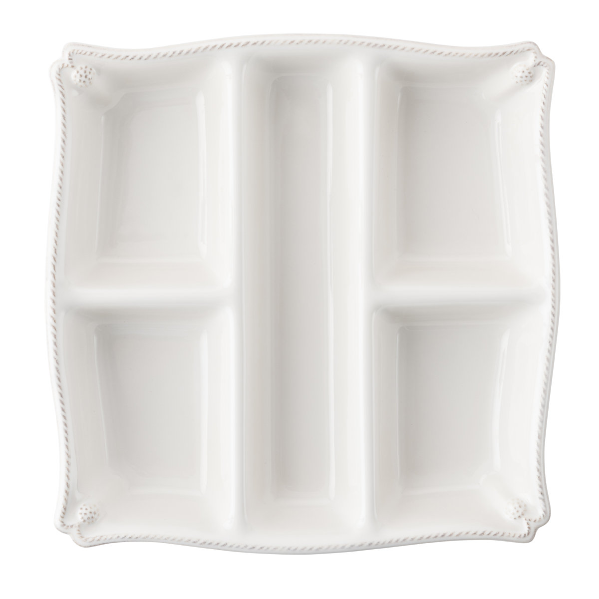 Juliska Berry & Thread Appetizer Platter - Whitewash | Perigold