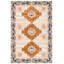 Tapis brun / bleu fabriqué à la main Arkadijus Southwestern-1628877362