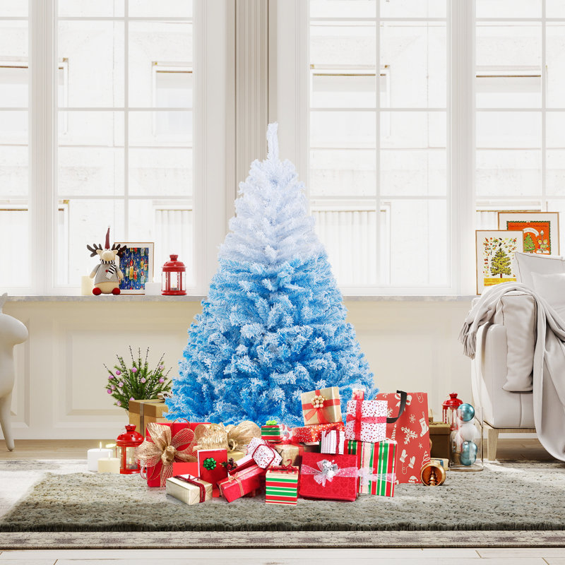  Arbre de Noël artificiel à charnière 5 pi, H 5 pi