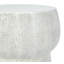 Cracked Texture Double Barrel Table â€“ Outdoor/Indoor Accent Side Table, Waterproof & Sun-Resistant For Patio/Garden-988454583
