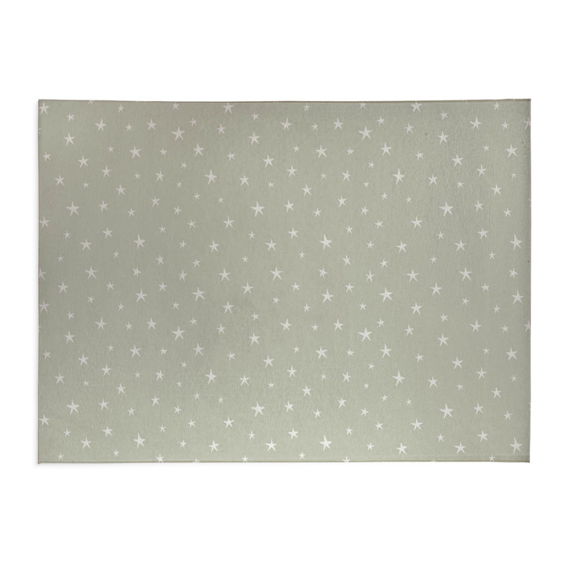 Tapis de bureau Starry Night, L 5 pi x L 3 pi, Vert clair