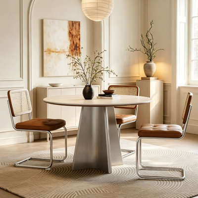 Round Sintered Stone Dining Table