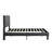 Gray Queen Size Upholstered Bed - Headboard And Stable Framework Mattress Foundation No Box Spring Simple Assembly Method Platform Long-Lasting Support Easy To Assemble