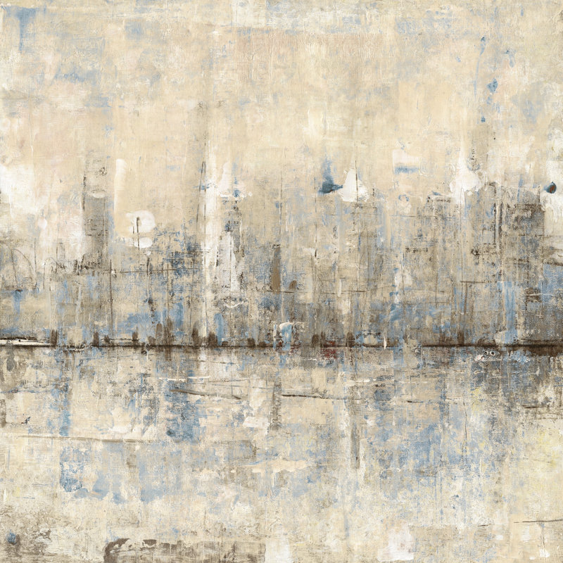 Impressionist Skyline I by Timothy O' Toole - Wrapped Canvas Painting, 30cm H x 30cm W