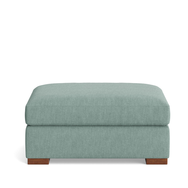 Couch Potato Ottoman, Performance Weave - Spa
