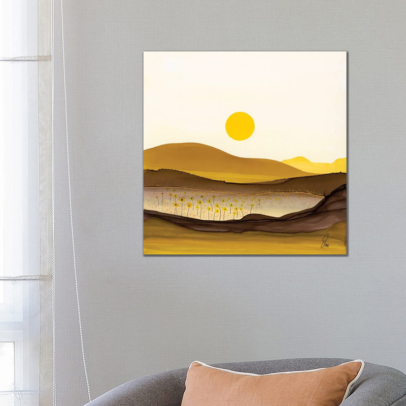 Ochre 1 Piece Wrapped Canvas Wall Art, 66.04 cm H x 66.04 cm W x 1.91 cm D