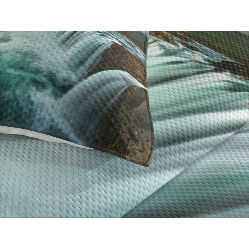 Coverlet, King Bedspread + 2 Shams