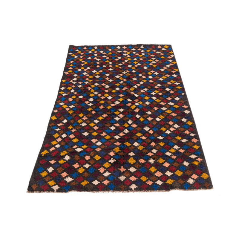 Tapis brun foncé Neela