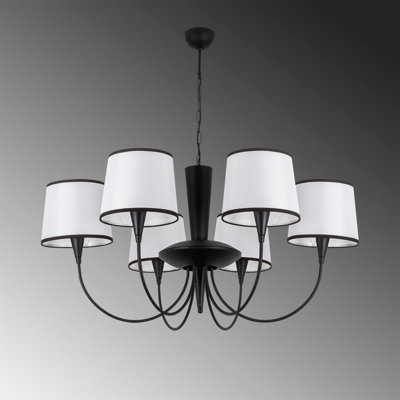 Emmie-Rose 6 - Light Waggon Wheel Chandelier