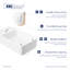 Turner 460mm x 250mm  Rectangular Wall Hung Bathroom Sink Basin