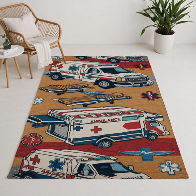 Tapis intérieur et extérieur brun Transport