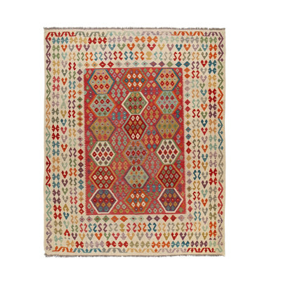 Hand Knotted Wool Moroccan Rug