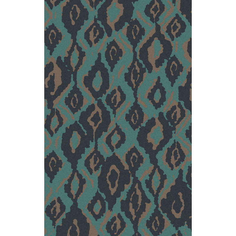 Mann Cotton Ikat Indoor Rug, Rectangle 2' x 3'