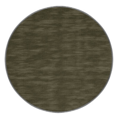 Tapis brun uni lavable à la machine