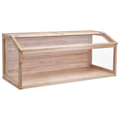 Wooden Hamster Cage Habitat Clear Mice Rodents Small Animals Cage