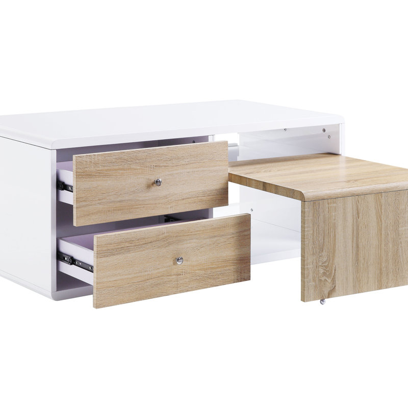 High Gloss 4-Drawer Coffee Table