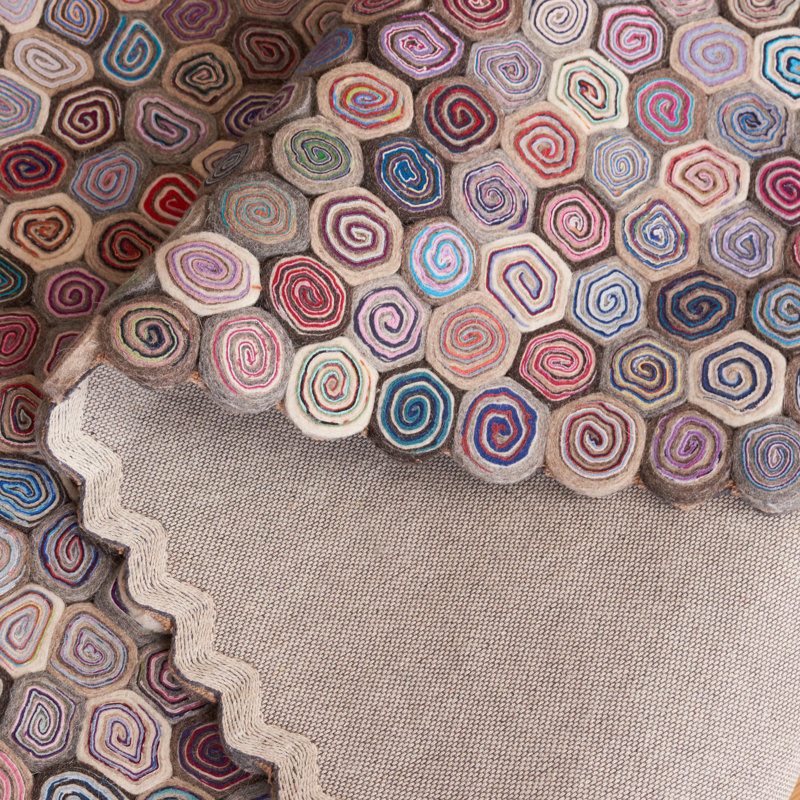 Jhoanna Flat Weave Performance Abstract Rug, Rectangle 5' x 8'