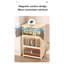 5 armoires de rangement en plastique avec roulettes - 19,63 po de côté, porte pliante, magnétique, blanc crème pour équipement de tennis pliable, plastique, organisation à domicile