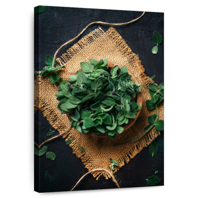 Harnek Bowl Of Oregano Leaves