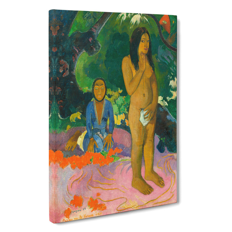 Words of the Devil by Paul Gauguin - Wrapped Canvas, 76cm H x 50cm W x 3cm D