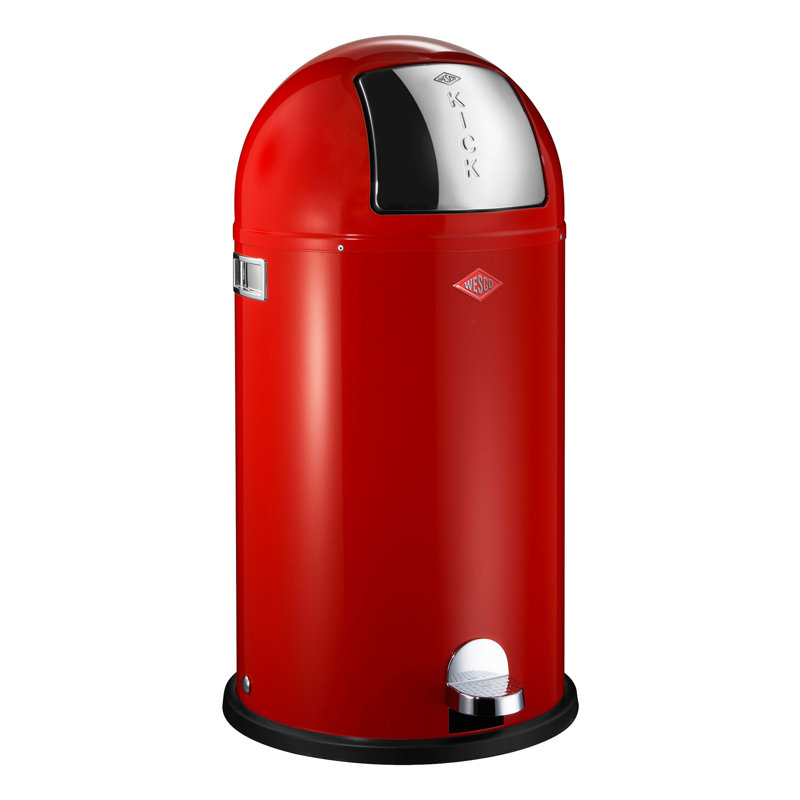 Step On Kitchen Trash Can - 40L, Red