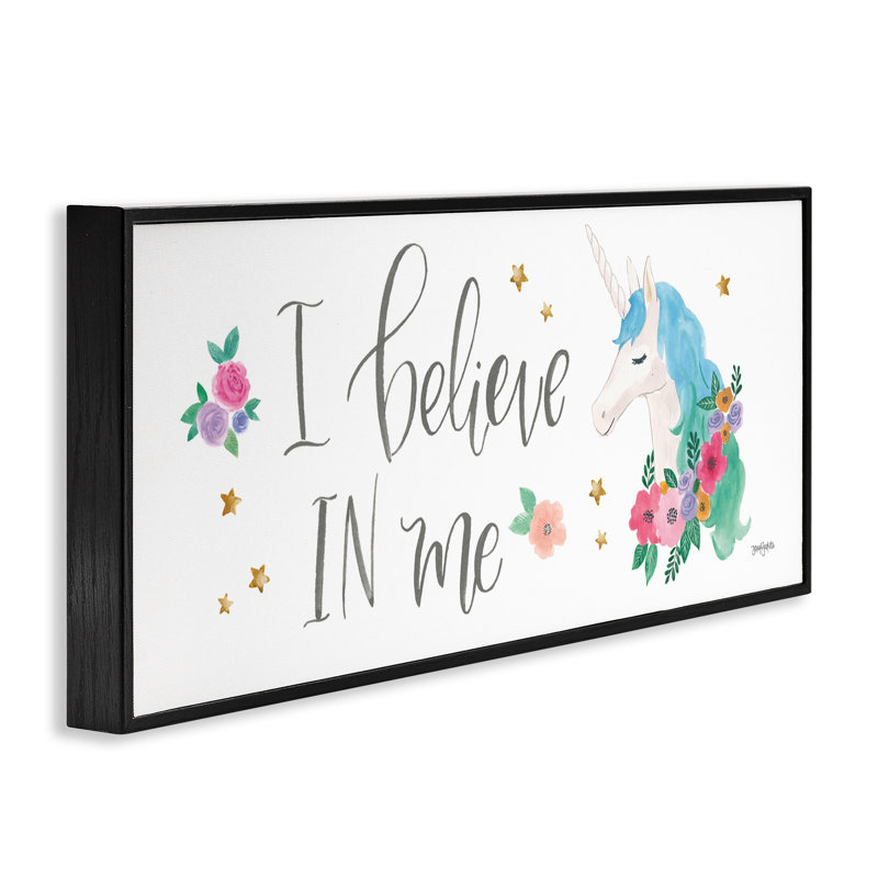 «Believe In Me», giclée par Jenaya Jordan, Giclée encadrée noir minuit, H 10 po x l 24 po