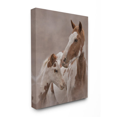 « cheval family », reproduction de photo